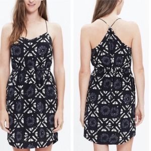 MADEWELL Starview Batik Grid Silk Cami Dress 2303